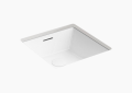 Kohler K-21056-0 Brazn(TM) 16-1/4" Square Undermount Bathroom Sink - White
