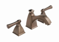 Brizo® 65340LF-BZ Vesi® Widespread Lavatory Faucet, Commercial, 1.5 gpm Flow Rate, 2-1/8 in H Spout, 6 to 16 in Center, Brilliance® Brushed Bronze, 2 Handles, Pop-Up Drain, Domestic