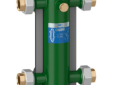 Caleffi 549597A SEP4 1-1/4 inch Sweat Union Steel Micro-Bubble Type Hydraulic, Air, Magnetic, and Dirt Separator with Insualtion