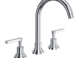 Rohl A2208LMPC-2 Lombardia C-Spout Widespread Bathroom Faucet With Pop-up - Polished Chrome