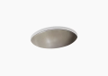 Kohler K-77635-SSP Shagreen Caxton(R) Oval Undermount Bathroom Sink - Oyster Pearl